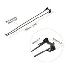 4pcs Foldable Furniture Legs 24  Metal Folding Hairpin Table Legs For Desk