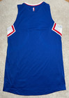 Adidas La Clippers Blank Basketball Jersey Men   s 2xl 2 Length Nba Climacool New