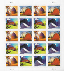 Usps Sheet  Post Card Stamps