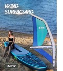 Complete Inflatable Windsurfer  Board  Sail  Pump  More-just Add Wind And Water 