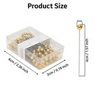 Pearl Head Sewing Pins Straight For Dressmaker Jewellery Decoration 40mm Long