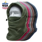 Balaclava Ski Mask 1 Hole Full Face Beanie Winter Hat Cap Fleece Trapper C