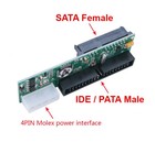 Lot Of 2-5  Pata   Ide 3 5  To Sata Hard Drive Hdd Cd dvd Adapter Converter