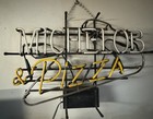 Vintage Advertising Michelob And Pizza Neon Beer Light Sign Man Cave Local Pick