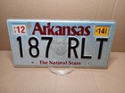 Arkansas License Plate