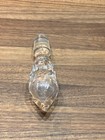 Vintage Clear Glass Spear Shaped Tear Decanter bottle Stopper