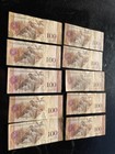Venezuela Note 100 Bolivares 2013 Lot Of 10 Lot D