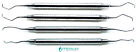 4 Pcs Dental Gracey Curettes 3 4  5 6  11 12  13 14 Periodontal New Instruments