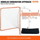Uimoso 6 x6  Lacrosse Goal Net Portable Backyard Training Equipment Carry Bag