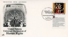United Nations Geneva 234_1   235_1 Fdc Set Human Rights Artcraft