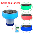Solar Pool Chlorine Floater Dispenser With Led Lights Floating For Spa Hot Tub