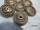 Chanel 7 Buttons   20mm Brass Bronzy Color Metal    This Is For 7