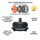3400-3600 Stall 4l80 - 4l80e 10 Inch Lock Up - Free Shipping No Core Charge