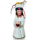 Saint Lucy St  Lucia Candle Wreath Folk Art Figurine Ornament 1 Of 4000 Limited