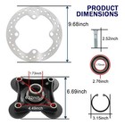 Pair Front rear Wheel Hub Rotor W  Studs For Polaris Rzr Xp 1000 Rzr S 2014-2022
