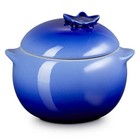  us  New Le Creuset Blueberry Cocotte Petite Mini Casserole 600ml 20oz Stoneware