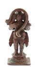 Antique Ca  18th C Hindu Deity Hanuman  Small Indian  Cire Perdue Bronze Statue