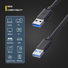 Usb 3 0 A Male To A Male Cable Data Transfer Super Speed Power Charger Metal Lot