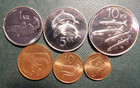 Iceland Set Of 6 Coins 1981  5 10 50 Aurar     1996  1 5 10 Kronur Free Shipping