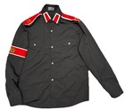 Cte Michael Jackson Shirt Men   s M l Black Red Slim Fit Embroidered Dance Cosplay