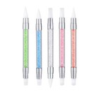 Fulinjoy 5pcs Nail Sculpture Pen - Dual Tipped Silicone Nail 5 Sculpture Pens