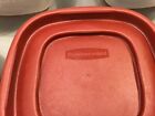 Lot Of 5 Rubbermaid Food Storage Containers W easy Find Lids 3-1 25 Cup   2-2cup