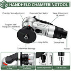 Portable Air Chamfer Tool Mini Pneumatic Chamfering Metal Trim Beveling Machine