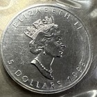 1993 Canada Elizabeth Ii 5 Dollars 9999 Silver Maple Leaf 1 Oz Coin  36