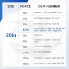  Lgp6-200-60 Tanning Bed Replacement Gas Strut 71794-20 Carbon Steel 20 60 Lb