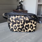 Coach Mini Jamie Camera Bag Leopard Print Pebble Leather Crossbody Cbl95 Nwt