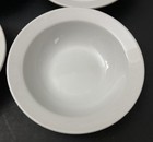 4 Nos Oneida F801 C17 Buffalo Bright White Porcelain Fruit Bowls 6 1 4  New