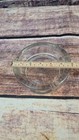 Vintage Ashtray Round Large Heavy 6    Clear Glass Cigarette Cigar Pipe  Thick