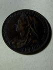 1901 Great Britain One Penny Coin