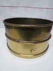Set Of 2 Vtg Brass Tyler Standard Screen Scale Sieve 4 76mm  187  1 168mm  046