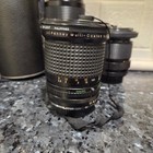 Lot Of 3 Vintage Camera Lenses With 2 Cases untested minolta jc Penney