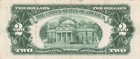 1953c Older Bank Note A Run A Boston District A74516413a Two Dollar Bill  2