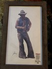 Coors Cowboy    ain   t No City Beer    Snidow Vintage Ad Print Western Sign 34   x21 5   
