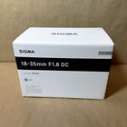Sigma 18-35mm F 1 8 Dc Hsm Art Zoom Lens Af mf  72mm Filter Size - Canon Mount