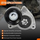 Serpentine Belt Component Kit For 07-09 Honda Cr-v 04-06 Acura Tsx 2 4l