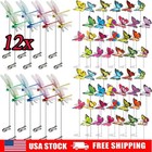 12  fake Dragonfly Clips Clip On Dragonfly For Outdoors 3d Dragonfly Garden Decor