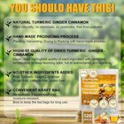 Premium Turmeric Ginger Cinnamon Tea Bags  100  Natural  no Additive Support