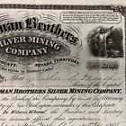 Roman Brothers Silver Mining Stock  Lander County  Nevada- 1865