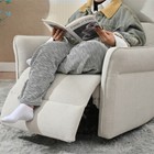 Power Swivel Rocker Recliner Chair Rocking Nursery Glider Footrest W usb Ports