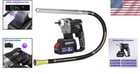 Cordless Concrete Vibrator With 21v 2500mah Battery   5ft Shaft - Portable Power