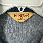 Vtg 80s Rustler Trucker Jacket Men   s M Usa 13oz Denim Jean Western 79112pw Blue