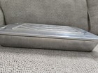Mcm Aluminum Cake Pan Casserole Slide Lid Clear Window Rectangular Vintage