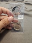 Two  2  - 1964 50c Canada Proof Like Silver Half Dollars