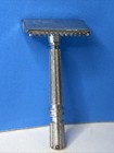 Vtg Gem Micromatic Open Comb Silver Tone Single Edge Safety Razor Tto Usa
