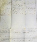 1861 Summit County Ohio Warranty Deed Civil War Era Akron Land Document W  Seal