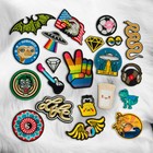 Embroidery Sew Iron On Patch Badge Transfer Fabric Bag Hat Jeans Applique Craft